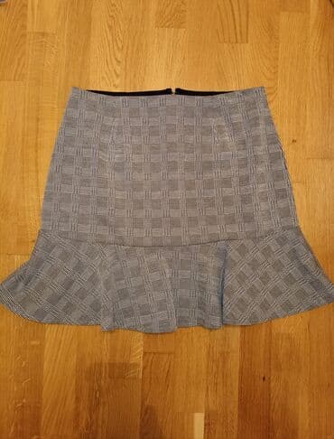 stradivarius sivi kaput: L (EU 40), Mini, color - Grey — 4