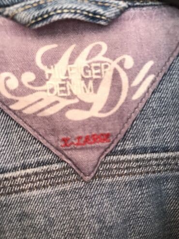 enter jakna: Transitional jacket, Jeans, XL (EU 54), Tommy Hilfiger, color - Light blue — 4