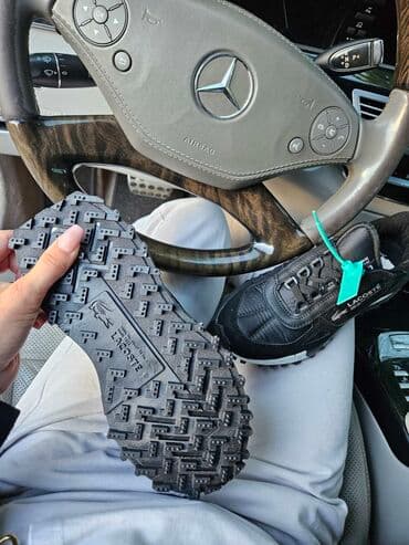 cizme na stiklu do kolena: Lacoste, 38, bоја - Crna — 1