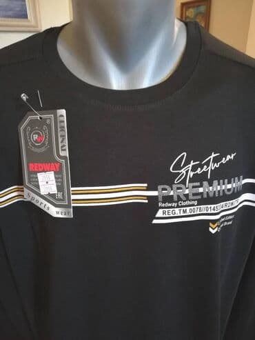 Suits: Sweatshirt, 3XL, 4XL, color - Black — 2