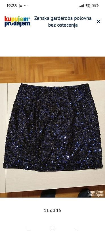 Muška obuća: Ženske teksas bermude/šorts sa resama - Materijal: klasični denim — 5