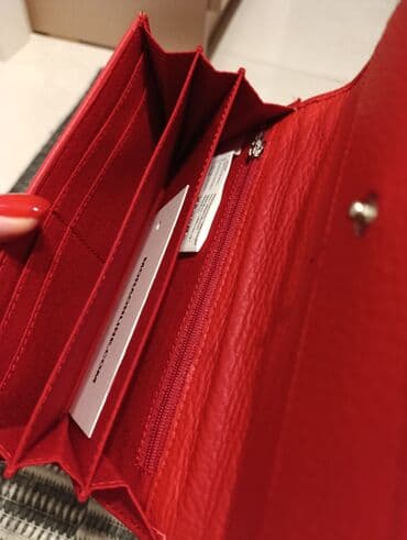 modna kuca mona tasne: Ženski novčanik, Mona, Materijal: Koža — 7