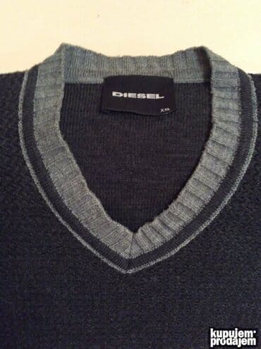 tech fleece nike: Original DIESEL dzemper L 100% wolle Ramena 50cm rukav 63cm — 2