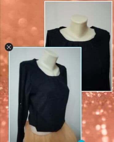 plus size zimske jakne: S (EU 36), Jednobojni, bоја - Crna — 1