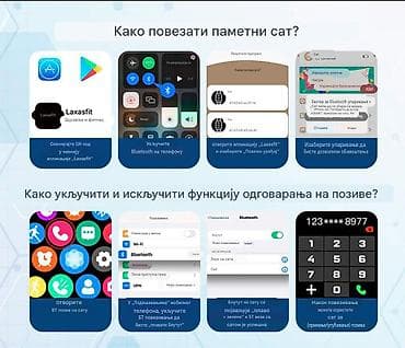 rolex cene: Nov pametni sat sa dva crna kaiša silikonskim i metalnim. Sat ima — 2