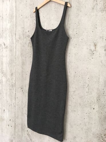 comma haljine 2022: Zara M (EU 38), color - Grey, With the straps — 4
