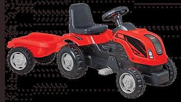 Traktor sa prikolicom 956 crveni – igračka za decu Traktor sa
