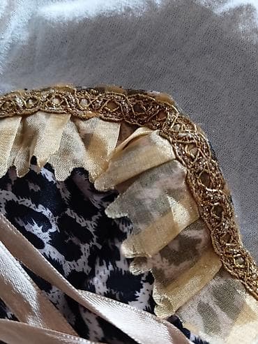 sandale za vodu: Kostim/haljina sa leopard printom i zlatnim detaljima - Gornji deo u — 3