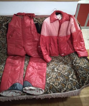 Dvodelni skafanderi: A-Dress, 4XL (EU 48), Mikrofiber, bоја - Crvena