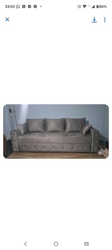 kauc na engleskom: Grof 225x90
Za spavanje kad se razvuce 190x130
Cena 360e. E — 2