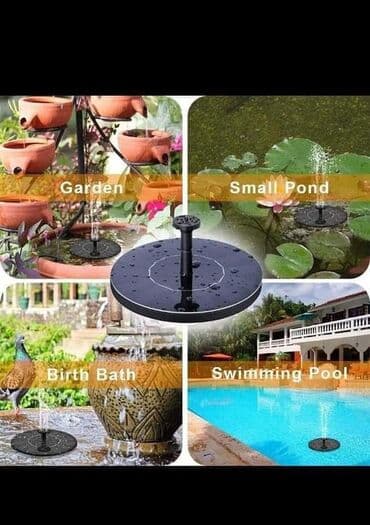 Solarna fontana: potpuno je kontrolisana solarnom energijom, ne