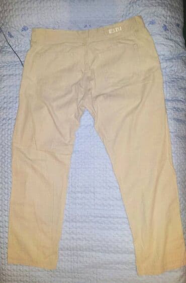 comma pantalone: Trousers, L (EU 52), Classic, color - Beige — 3