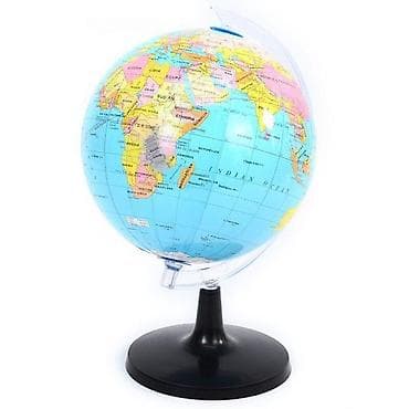 Other: Stoni geografski globus - Klasičan globus sa političkom kartom sveta — 1