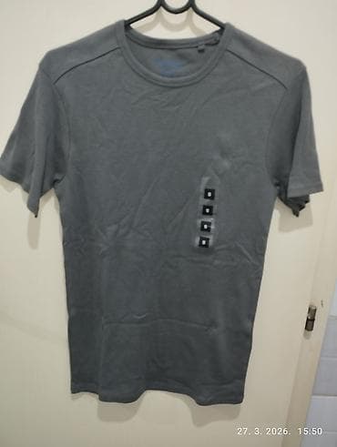 Muška majica kratkih rukava nova– siva vl S - Model: klasičan