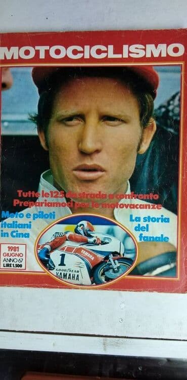 poslednji pravi bajkeri 8: Casopis Motociclisimo br.6/1981 italijanski 300 str — 1
