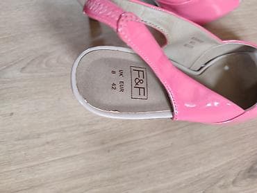 patike na stiklu: Ženske sandale F&F, model sa otvorenim prstima i slingback kaišem — 4