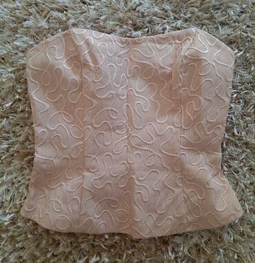 plisirana crna suknja: S (EU 36) — 1