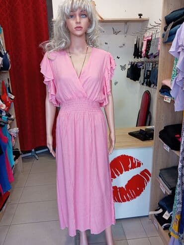vok maks obuca: Haljine 100%pamuk NOVO! vel. M. L. Xl. 2xl cena 1450 din 💋Odmah — 2