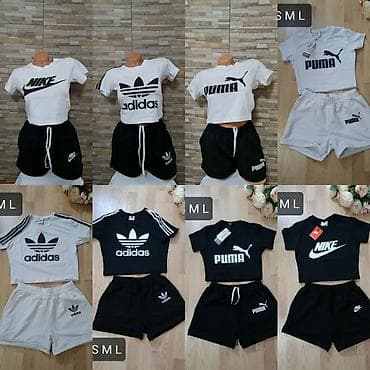 kaputi mona: Ženski komplet majica + šorts (dva dela) - Model: sportski komplet sa — 1