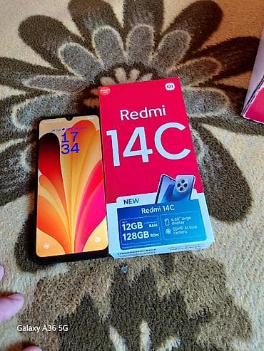 hagi vagi 1: Redmi 14c 6/128GB batetija6000amh. batetija drzi dan ipo uz njega ide — 10
