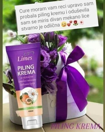 mona kozni kais: PILING KREMA 💜💜💜 Piling krema sa ekstraktom kamilice i mlevenim — 10