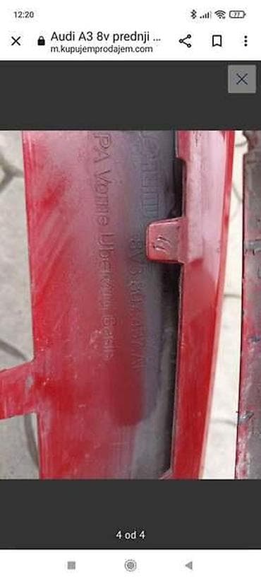 cerada za auto uradi sam: 8V PREDNJI BRANIK ZA AUDI A3 OD 2015. DO 2018. GOD. | AUDI A3 8V — 4