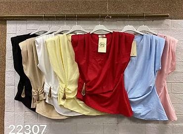 Women's T-shirts and tops: Majica elegantna bez rukava sa elastinkm. Blago strukirana sa — 4