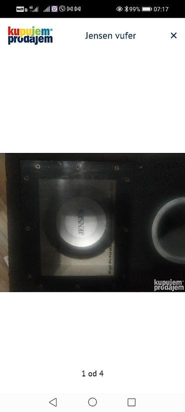 3d naocare za tv: Jensen subwoofer u kutiji sa bas-refleks otvorom. - Brend: Jensen - — 3