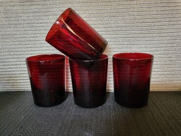 swarovski case za vino cena: Case francuske univerzalne,rubin boje iz 70ih. Case su bez — 1