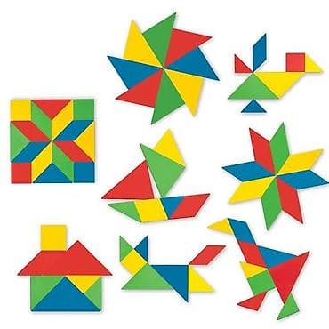 Kreativne i edukativne igračke: Tangram slagalica – edukativna igračka za decu 3+ Tangram slagalica — 3