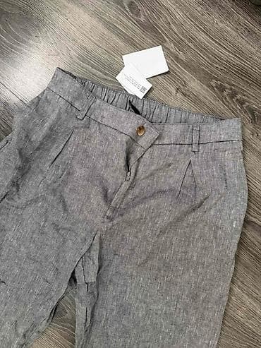 Kancelarijski nameštaj: Calliope pantalone od lana, XL veličine — 2