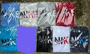 white majice: Majice muske stampa 450 din komad u seriji 4 komada, majice vez muske — 6