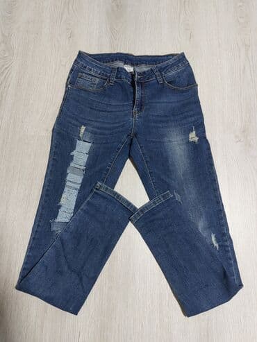 Džemperi, kardigani: Ženske farmerke – tamni teksas model - Boja: tamno plavi teksas sa — 1