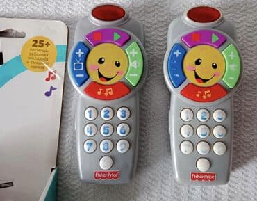 moj drugaric igracka: Fisher price original daljinski upravljači dva ista rade svetle — 2