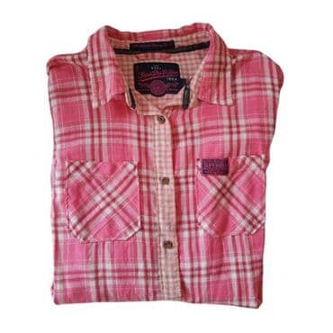 cameleon kosulje: Superdry košulja, S Prelepa, potpuno nova Karirana, sa srebrnim — 1