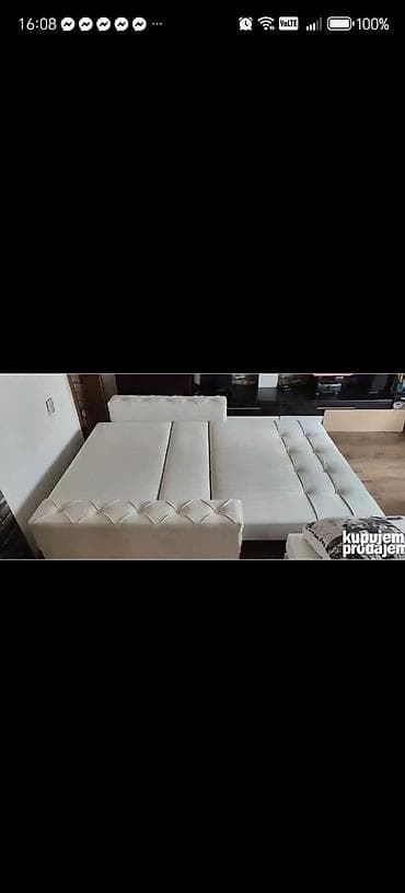 mehanizam za kauč na razvlačenje: Trosed/ugaona garnitura na razvlačenje – višefunkcionalni model Izrada — 4