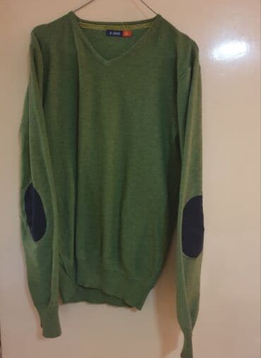 smaragdno zelena haljina: M (EU 38), Pamuk, Oversize — 2