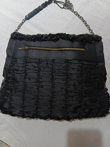 torba za plazu pletena: Grejač torba pravo krzno — 3