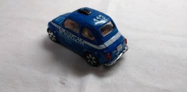 fiat punto igracka: Burago Fiat 500 Polizia China,malo izgreban — 3