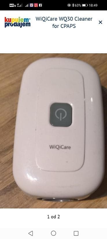 polovna graficka kartica: WiQiCare WQ30 Cleaner for CPAPs – prenosni uređaj za automatsku — 1