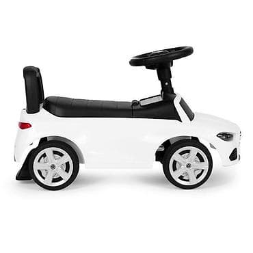motor guralica za decu: Guralica Mercedes C CLASS sa interaktivnim volanom i zvucima, WHITE — 2