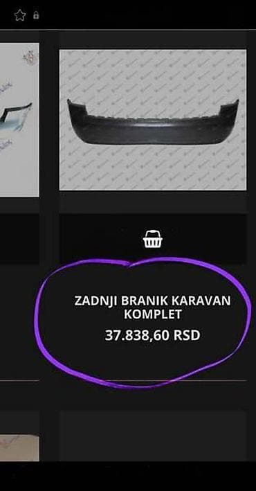 audi delovi valjevo: ZADNJI BRANIK ZA AUDI A4 OD 2001. DO 2004. GOD. | AUDI A4 B6 ZADNJI — 2