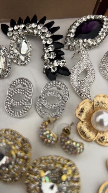 set cetkica: Set: Earrings, Material: Stainless steel — 2