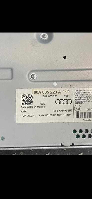 maximus vinca: AUDI Q5 2019 DELOVI POJACALO BANG OLUFSEN 80A035223A | Audi delovi — 2