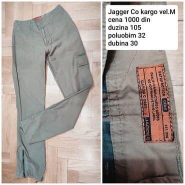 Pantalone, M, Dzeparke, bоја - Maslinasto zelena — 3