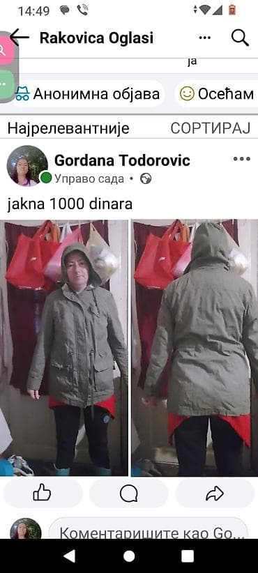 kaput vero moda: Ženske zimske jakne – više modela i veličina 1) Siva prošivena jakna — 5