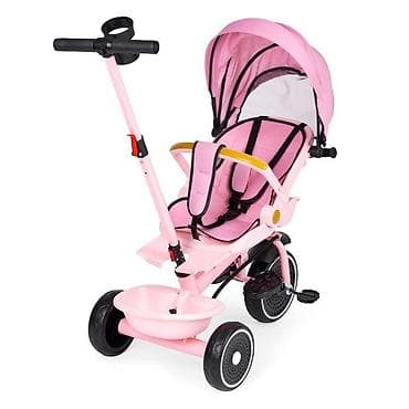 ECOTOYS 2u1 tricikl sa rotirajućim sedištem i sklopivom tendom – Pink na lalafo.rs ECOTOYS 2u1 tricikl sa rotirajućim sedištem i sklopivom tendom – Pink