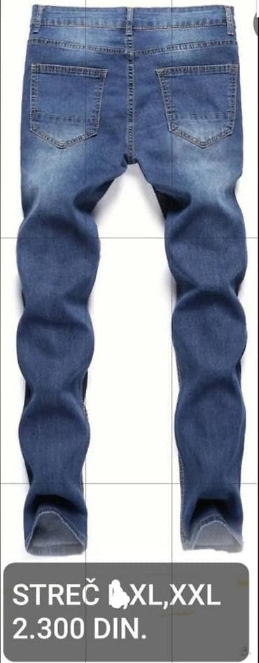 elegantne farmerke: Farmerke, bоја - Svetloplava — 2