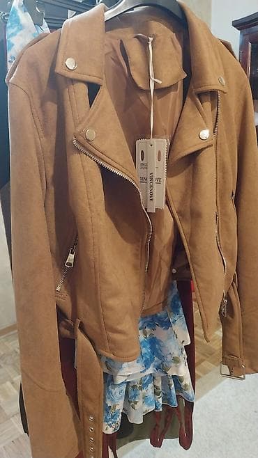 Novo! Ženska jakna – camel boja, univerzalna za S do L - Materijal