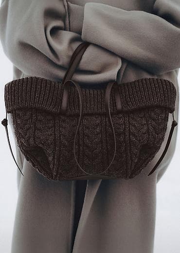 torbe za plažu new yorker: Poléne merino torba dostupna u coko braon boji — 1
